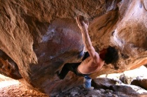 Dave Graham, Full Throttle V13, Hueco Tanks, Foto: Jamie Emerson (b3bouldering.com)