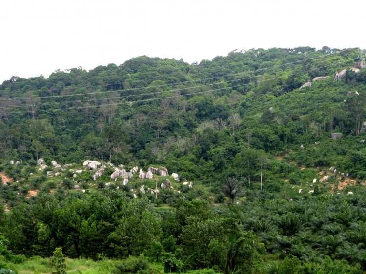 Tampin bouldering area 