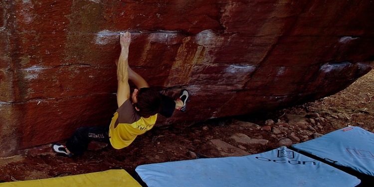 Korni Obleitner, Klem's Traverse 8A, Albarracín