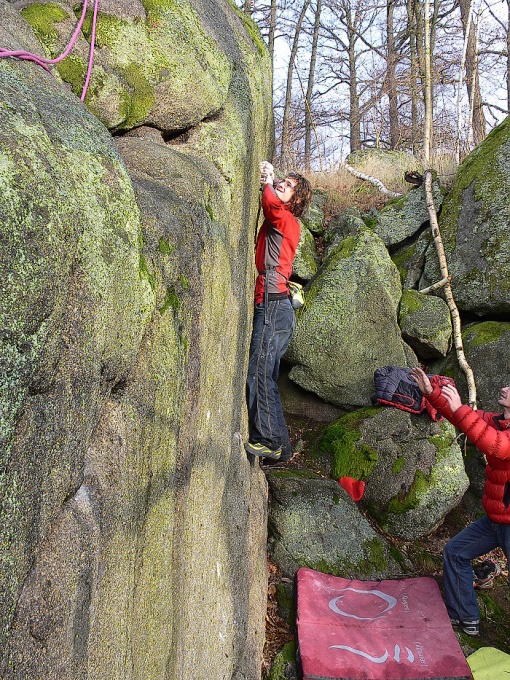 Adam Ondra, Blues o spolykaných chytech 8A, Petrohrad - před klíčovým krokem