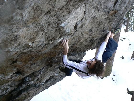 Adam Ondra Heel from Steel 8A