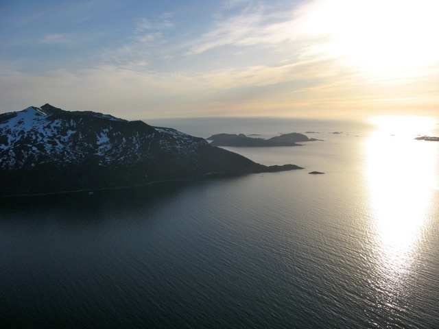 Gullknausen pohled na ocean