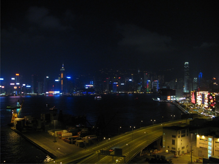 HongKong Island v noci 